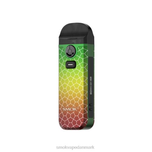 SMOK Nord 4 sæt rasta grøn rustning NT6X274 SMOK Vape With Screen